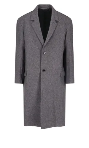 Lemaire Oversized Straight Hem Felted Coat