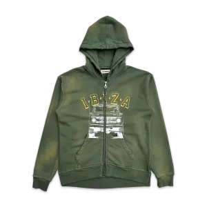 Leo Hoodie Racing Green
