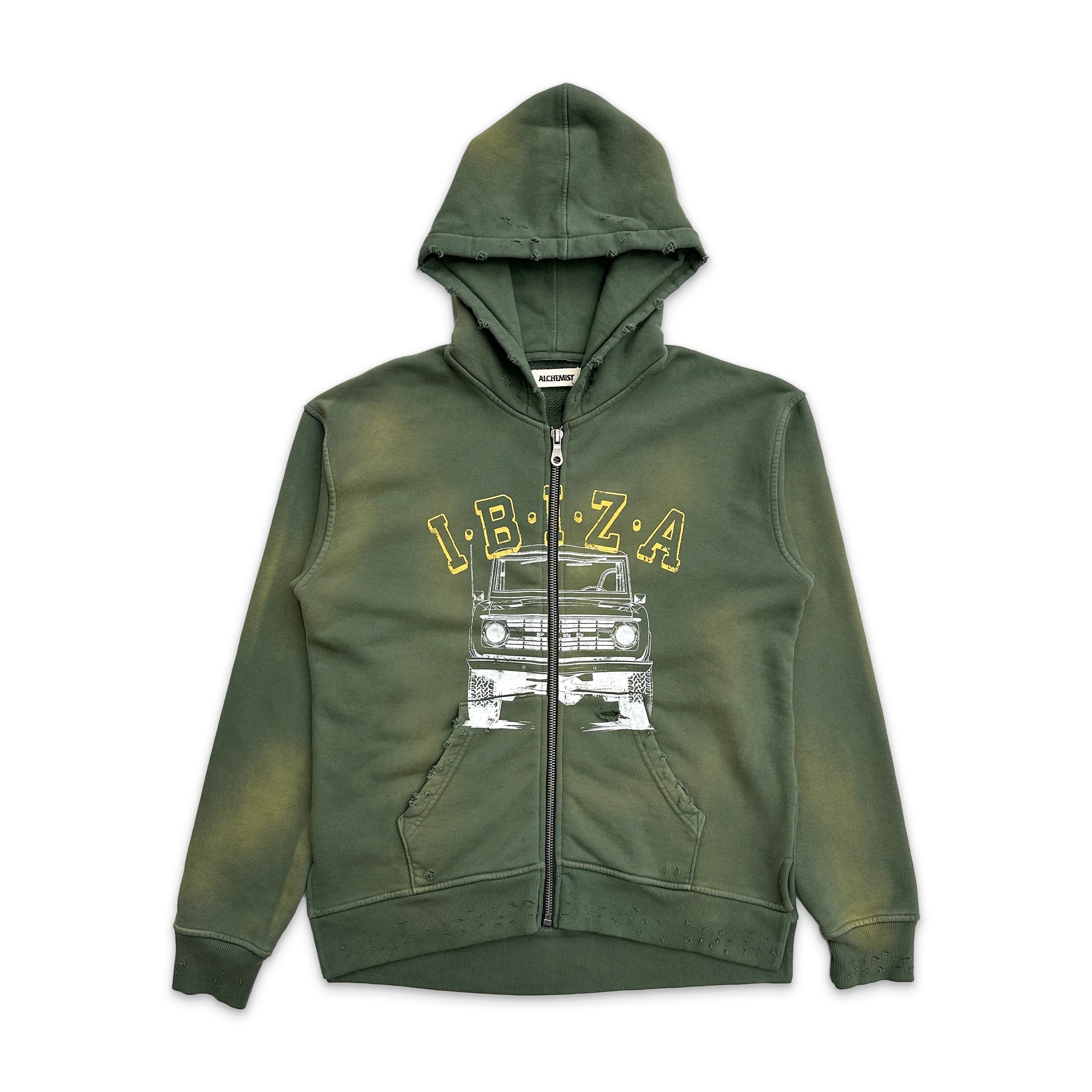 Leo Hoodie Racing Green