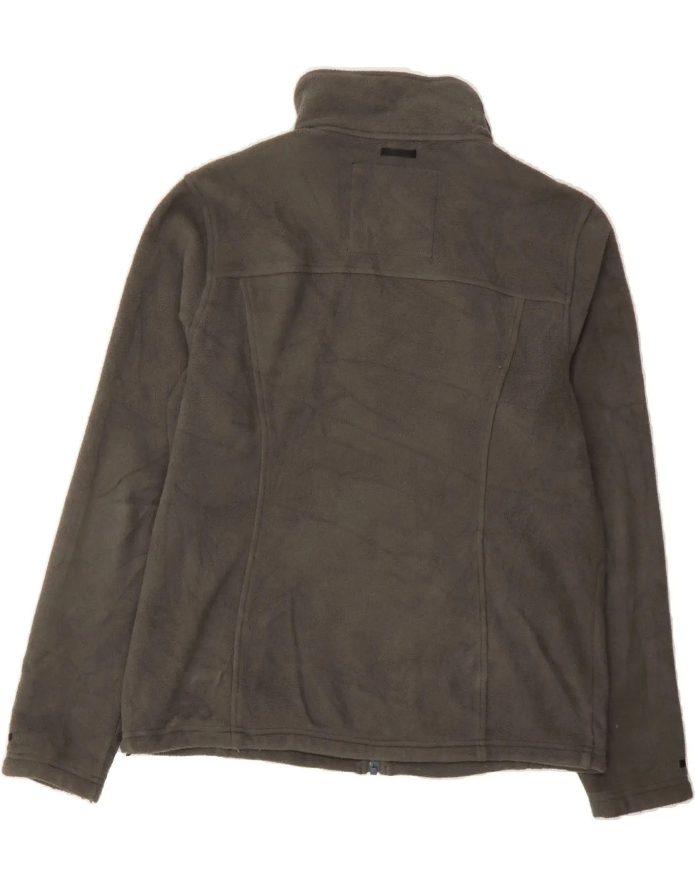 L.L.BEAN Mens Fleece Jacket UK 38 Medium Grey Polyester