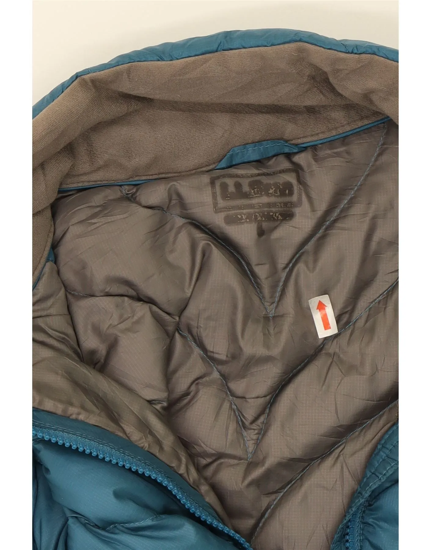 L.L.BEAN Womens Padded Jacket UK 16 Large Blue Nylon