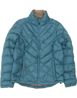 L.L.BEAN Womens Padded Jacket UK 16 Large Blue Nylon