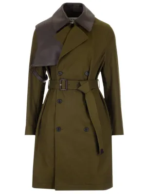 Loewe Belted Double-Breasted Trench Coat
