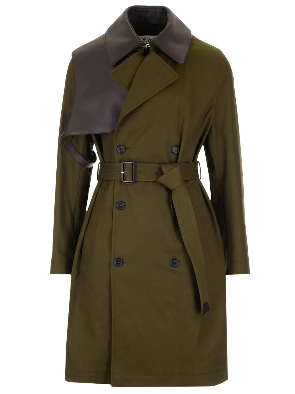 Loewe Belted Double-Breasted Trench Coat