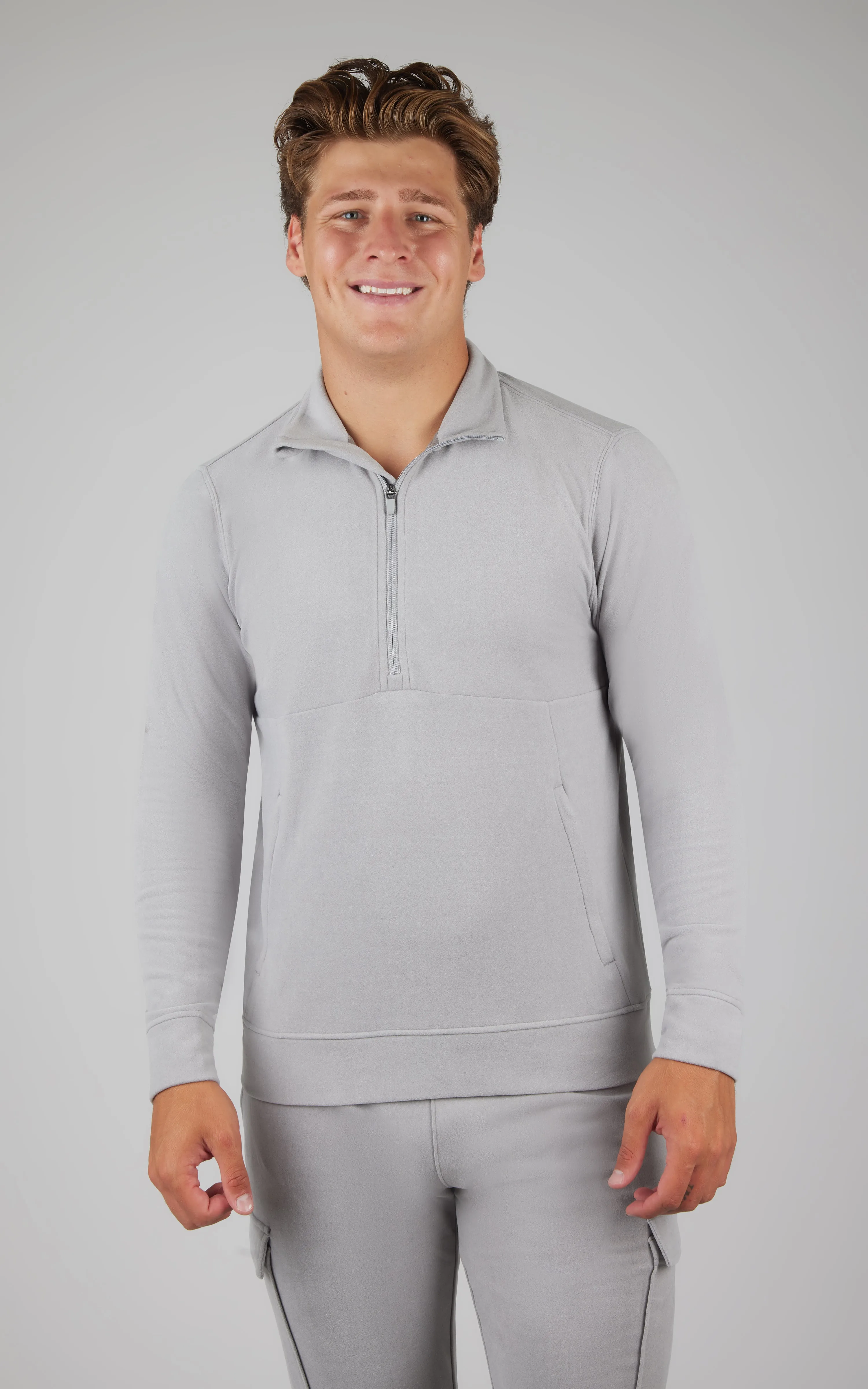 Mens Ultra Fleece Half Zip Jacket