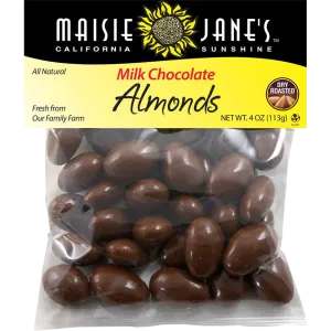 Milk Chocolate Almonds - 4 oz