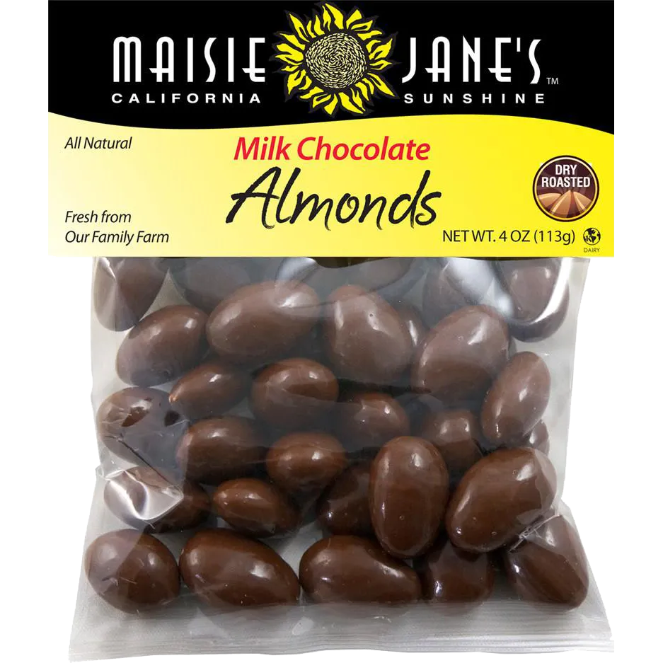 Milk Chocolate Almonds - 4 oz