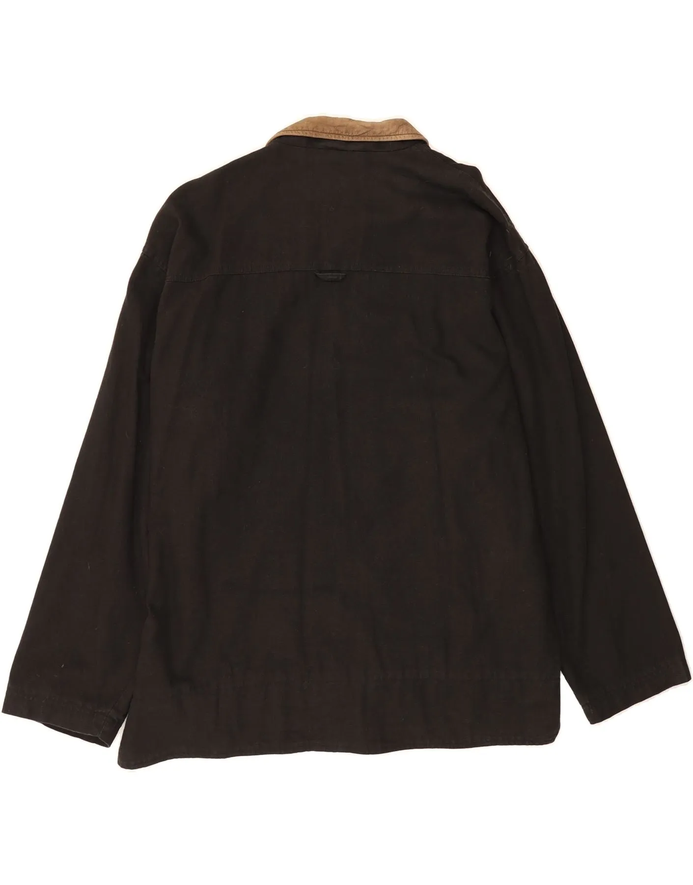 MUSTANG Mens Bomber Jacket UK 42 XL Black Cotton