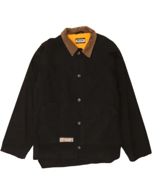MUSTANG Mens Bomber Jacket UK 42 XL Black Cotton