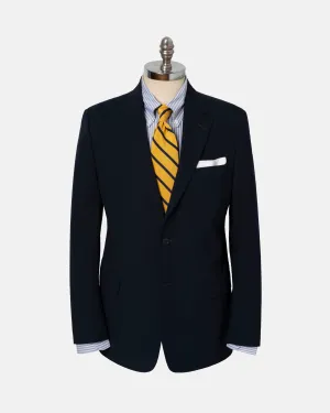 NAVY COTTON SEERSUCKER SPORT COAT -  MTO