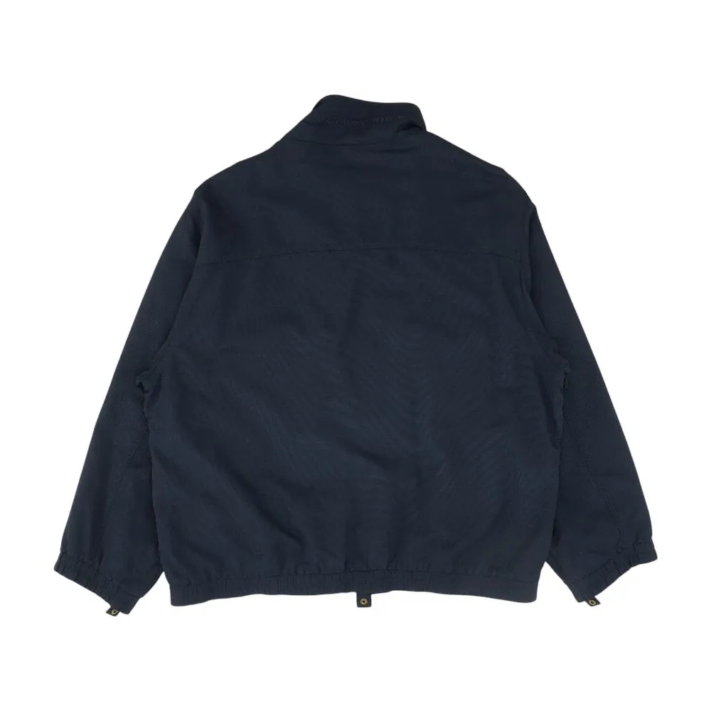 Navy Solid Bomber Jacket