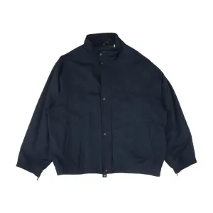 Navy Solid Bomber Jacket