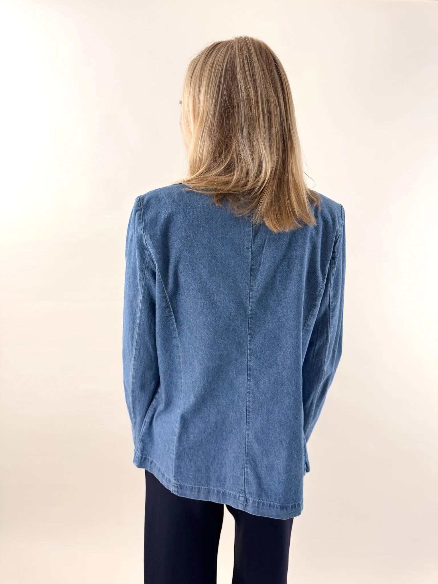 Payton Chambray Blazer