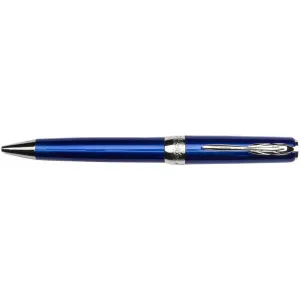 Pineider Ballpoint Pen - Full Metal Jacket Resin, Lightning Blue | SB0M0PP3103446