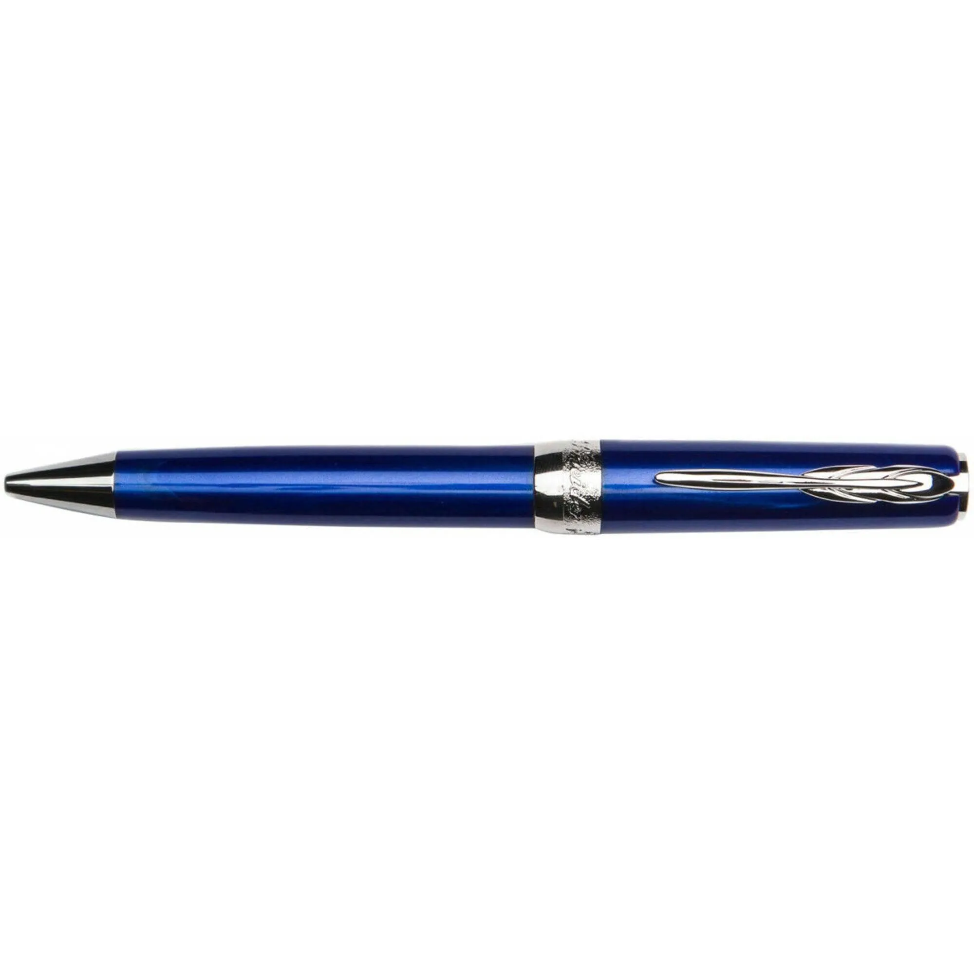 Pineider Ballpoint Pen - Full Metal Jacket Resin, Lightning Blue | SB0M0PP3103446