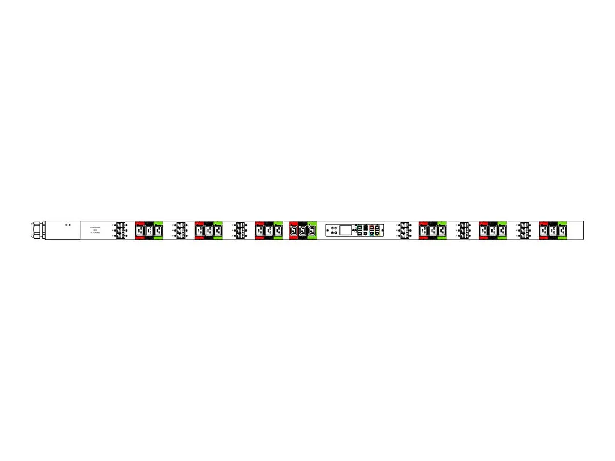 Raritan PX3-5215I2V-P1V4 - Power distribution unit (rack-mountable) - AC 415 V - 34500 VA - 3-phase - Ethernet 10/100, RS-232,