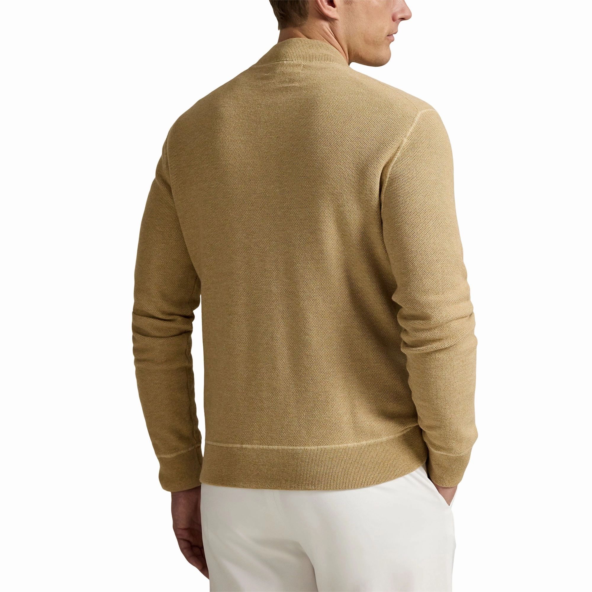 RLX Ralph Lauren Mesh Knit Full Zip Sweater