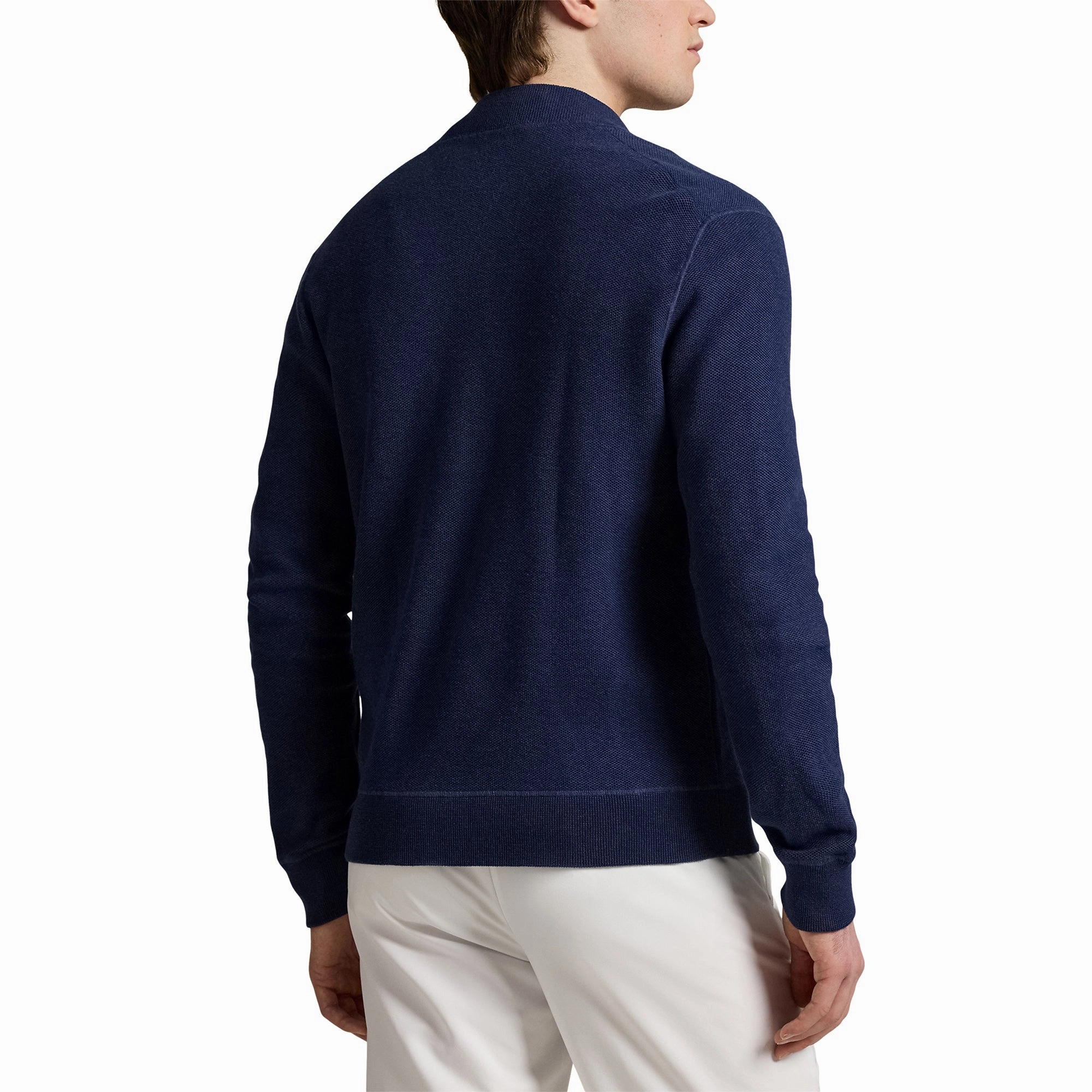 RLX Ralph Lauren Mesh Knit Full Zip Sweater