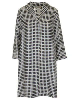 'S Max Mara Square Print Coat