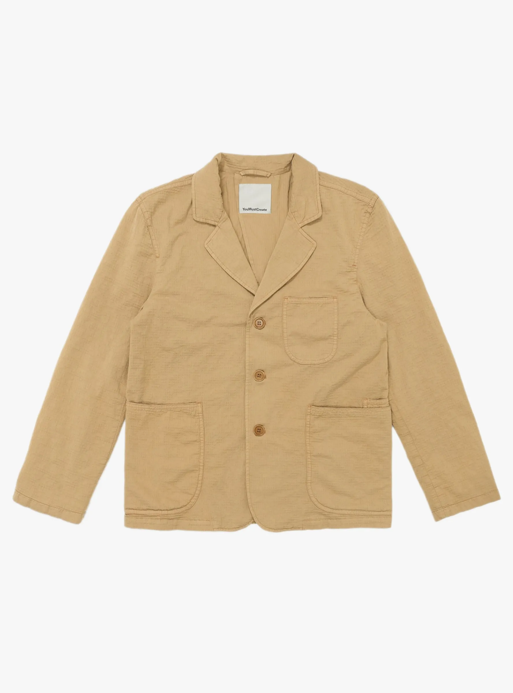 Scuttlers Jacket Jacquard Cotton Sand