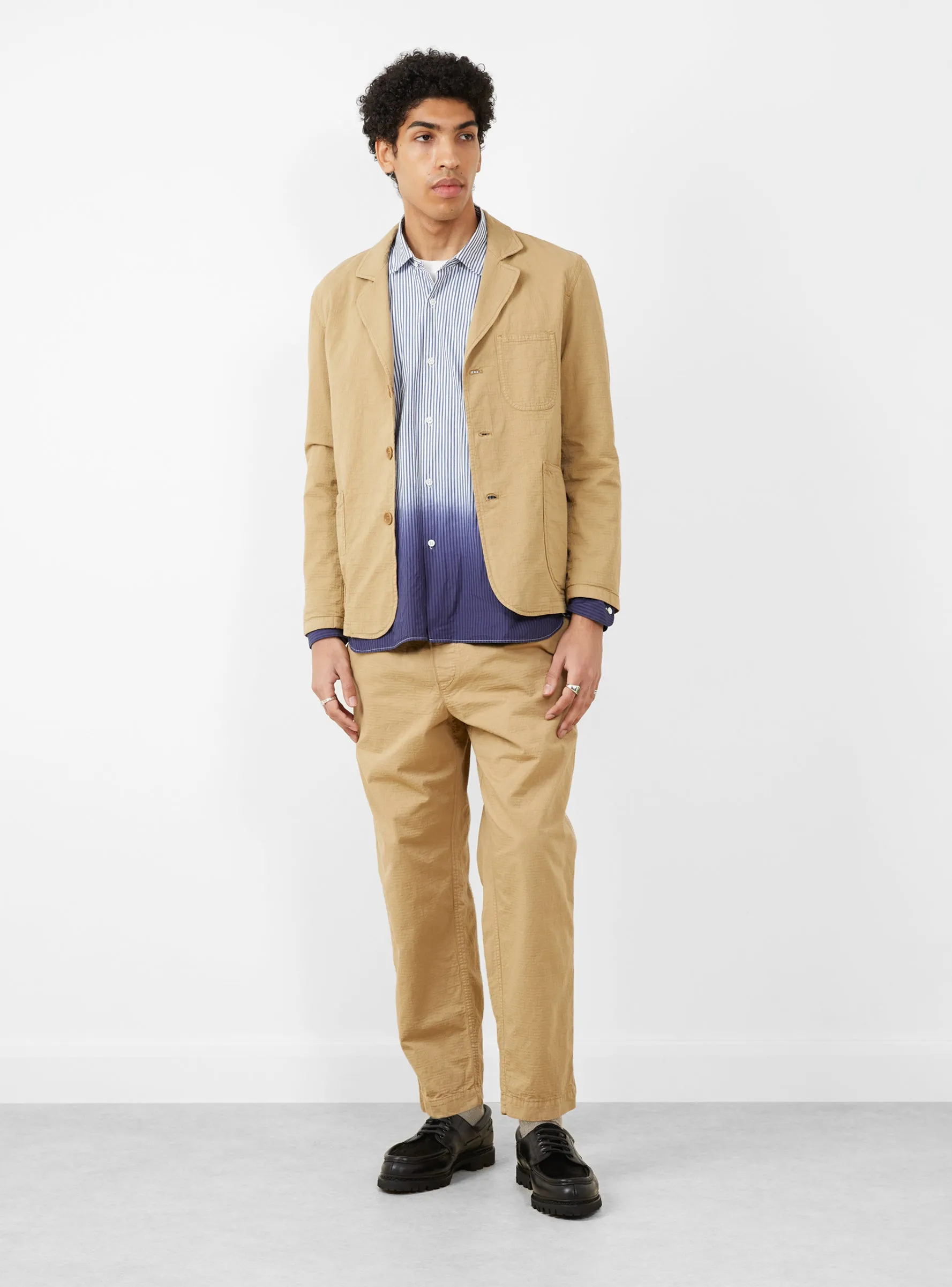 Scuttlers Jacket Jacquard Cotton Sand