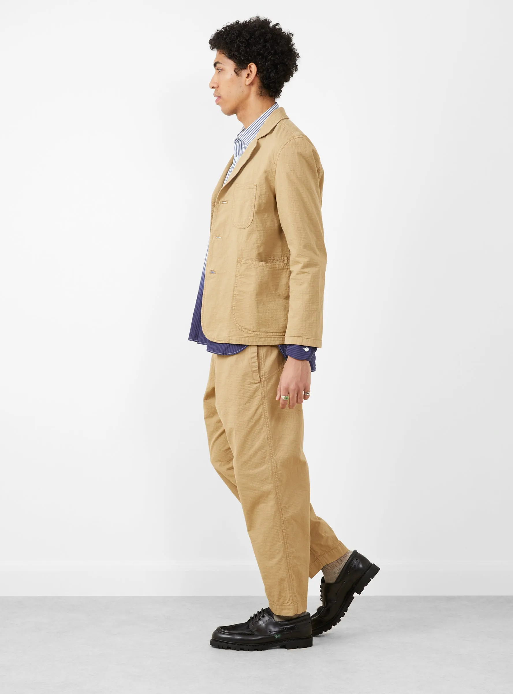 Scuttlers Jacket Jacquard Cotton Sand