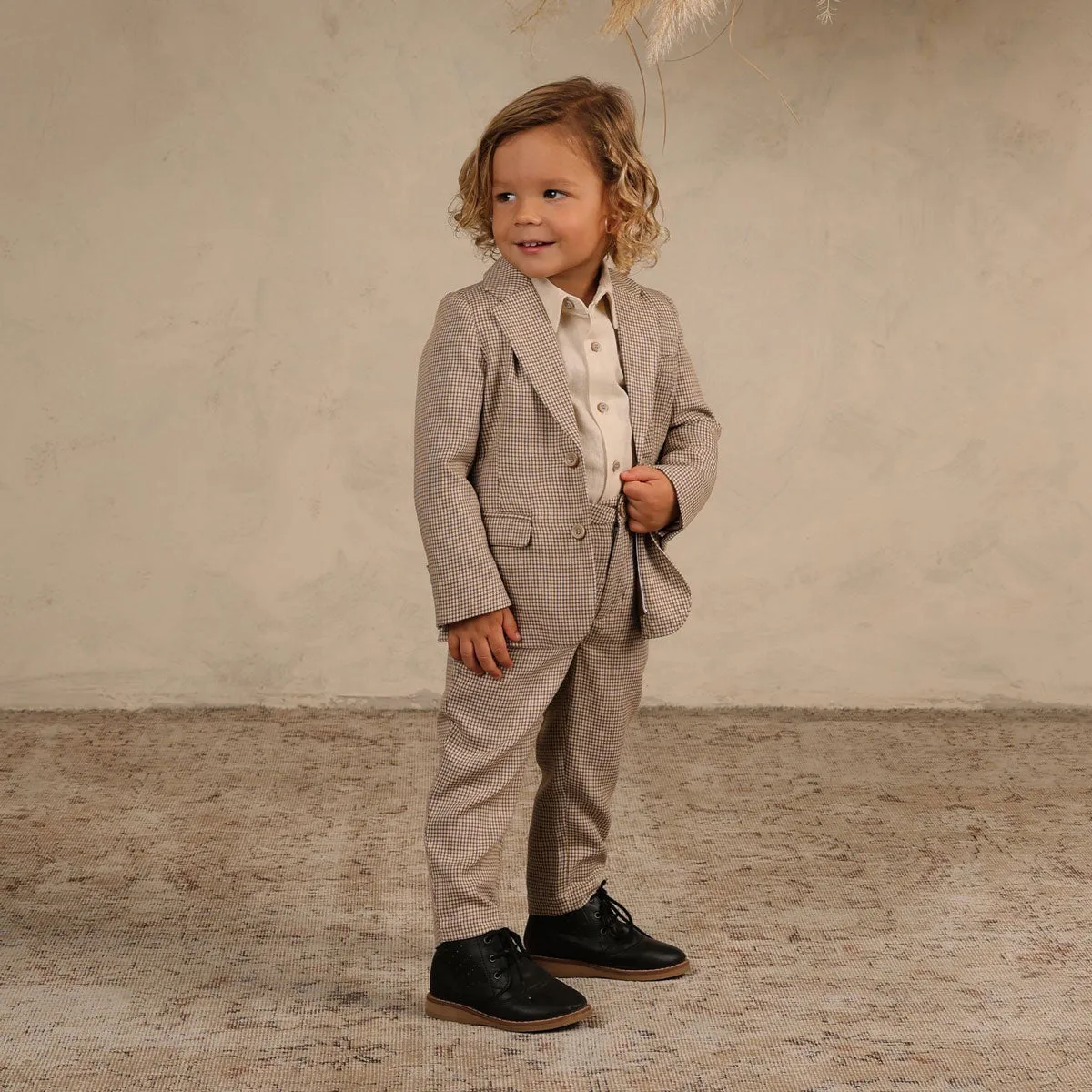 Sebastian Blazer - Golden Houndstooth - FINAL SALE