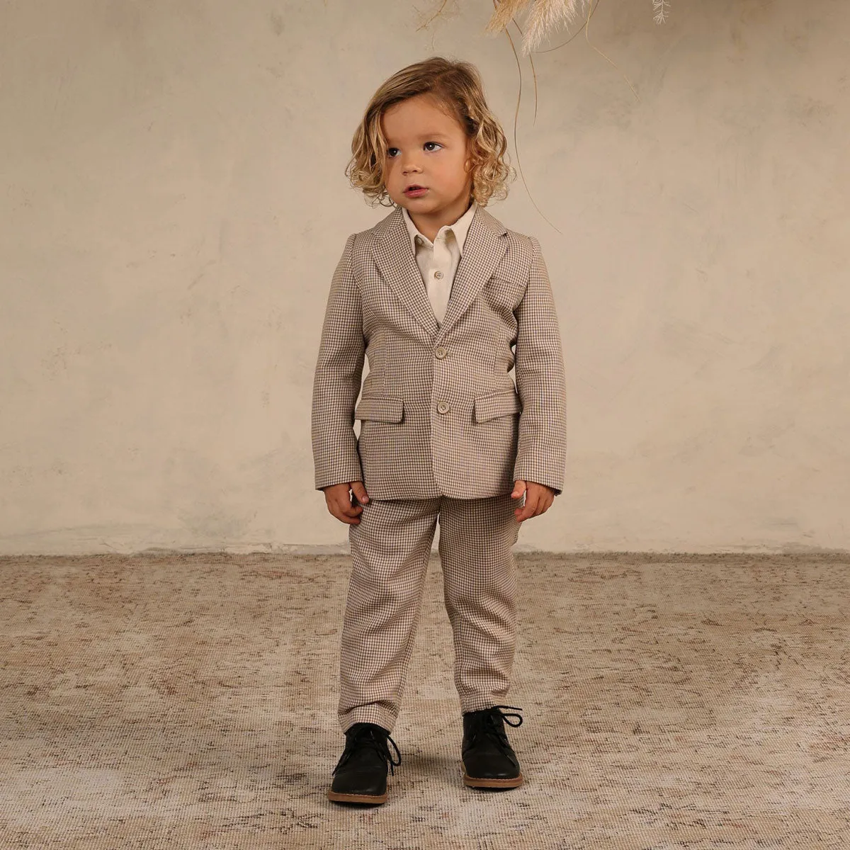 Sebastian Blazer - Golden Houndstooth - FINAL SALE