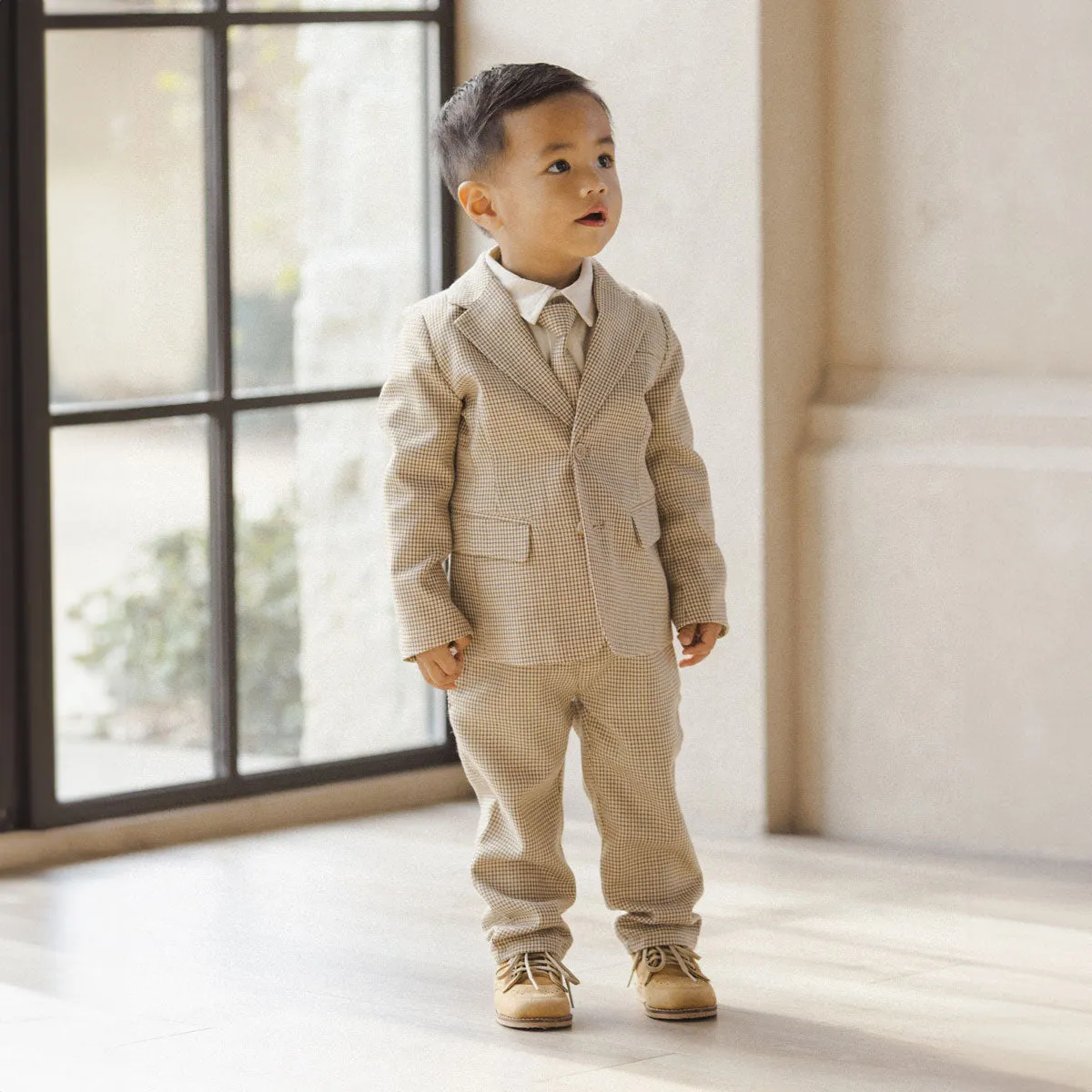 Sebastian Blazer - Golden Houndstooth - FINAL SALE
