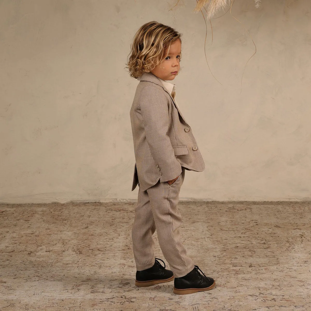 Sebastian Blazer - Golden Houndstooth - FINAL SALE
