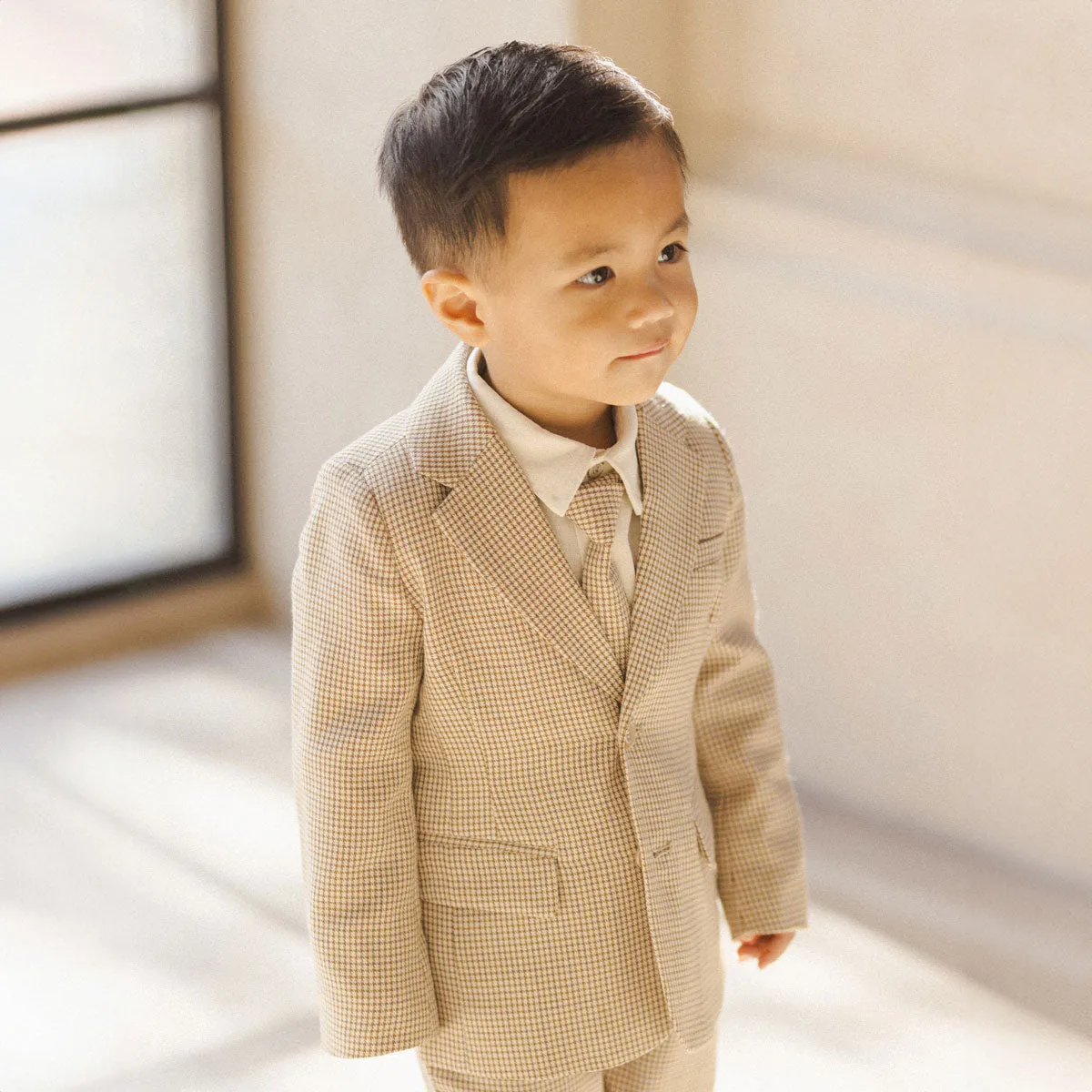 Sebastian Blazer - Golden Houndstooth - FINAL SALE