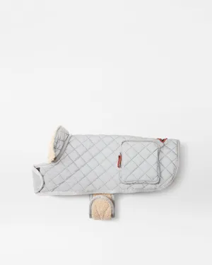 Silver Refelctive/Tan Sherpa Small MZW Dog Coat