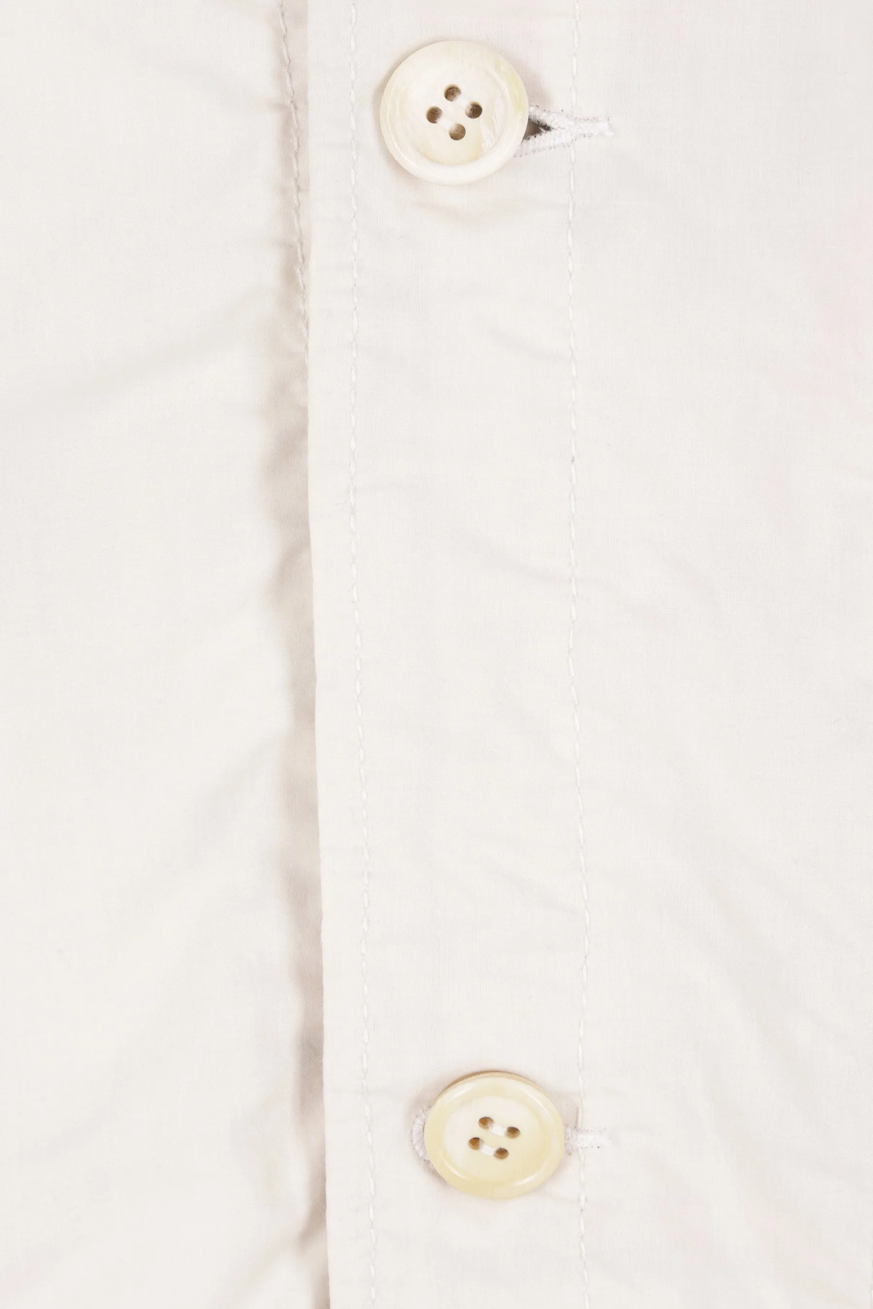 single-breasted coat in cotton