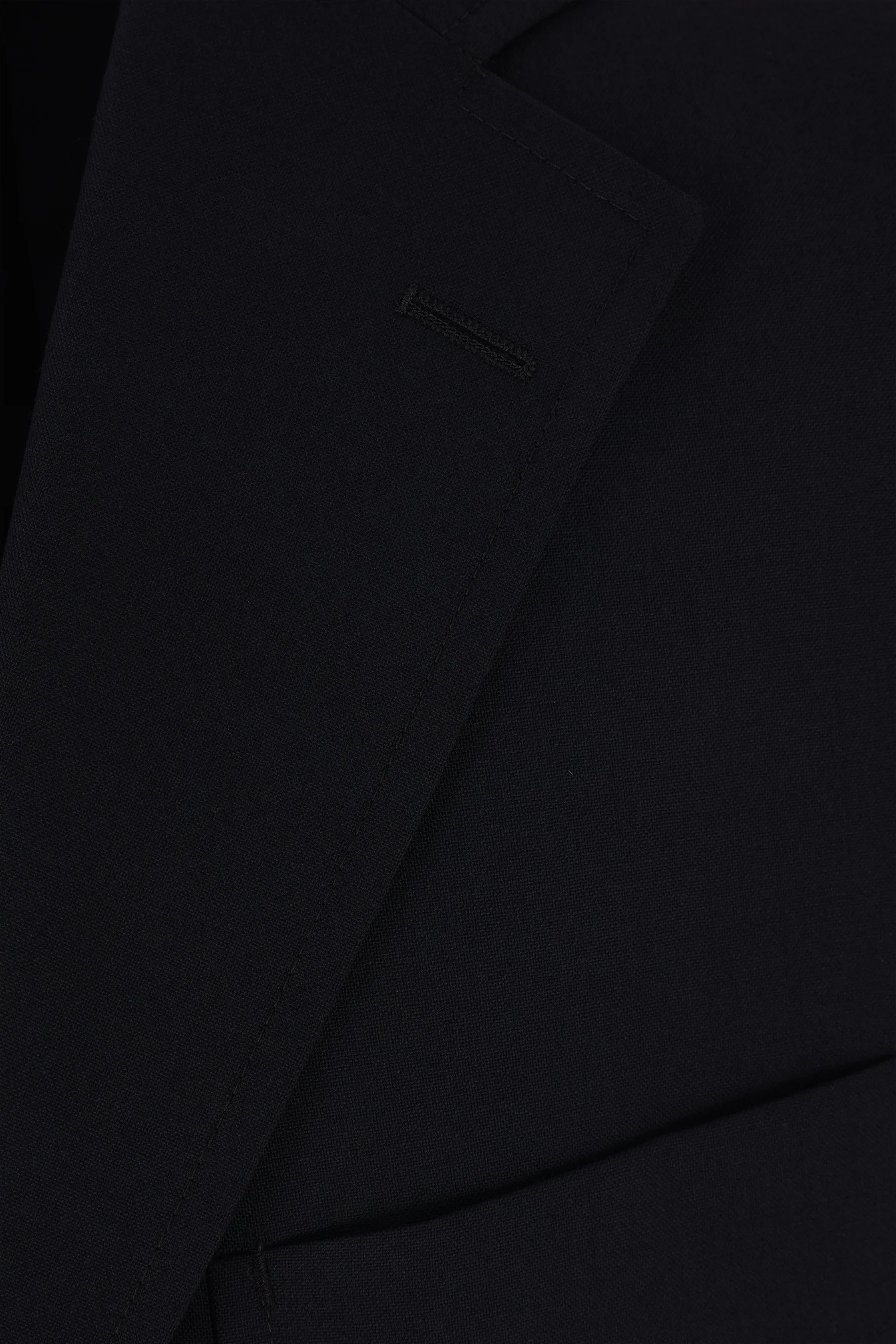 single-breasted jacket in wool