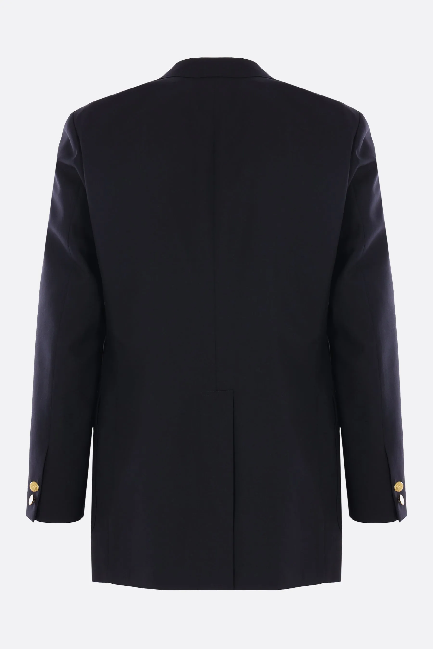 single-breasted jacket in wool