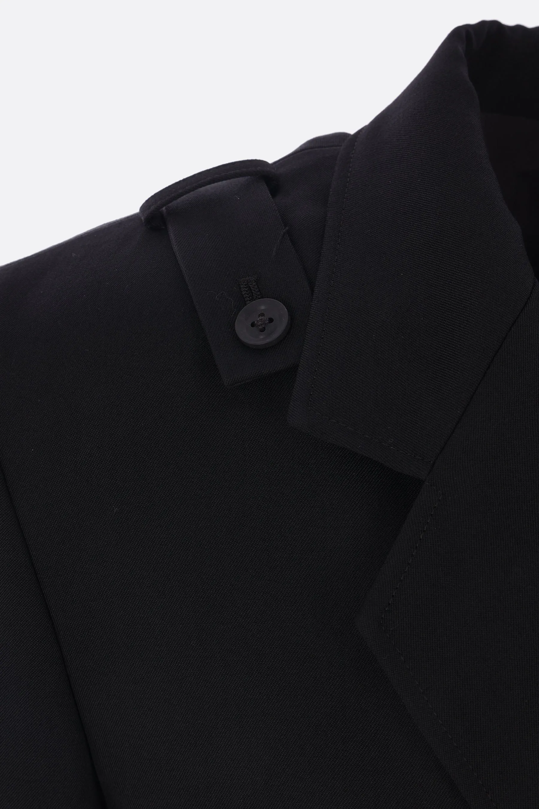 single-breasted jacket in wool