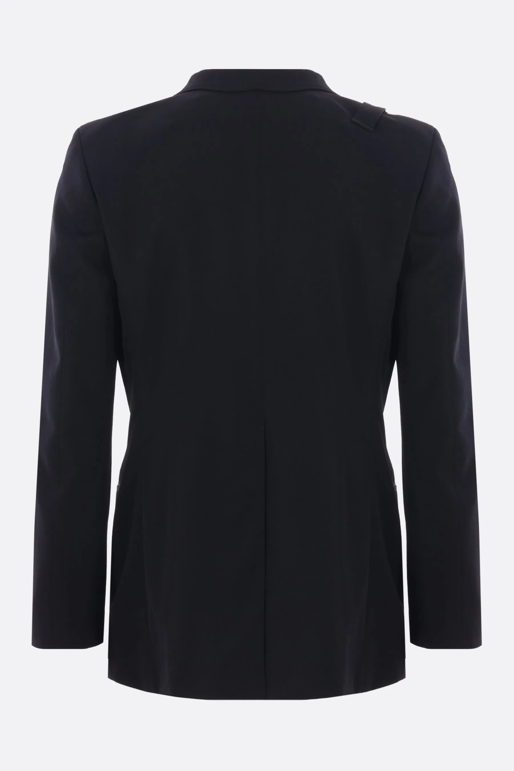 single-breasted jacket in wool
