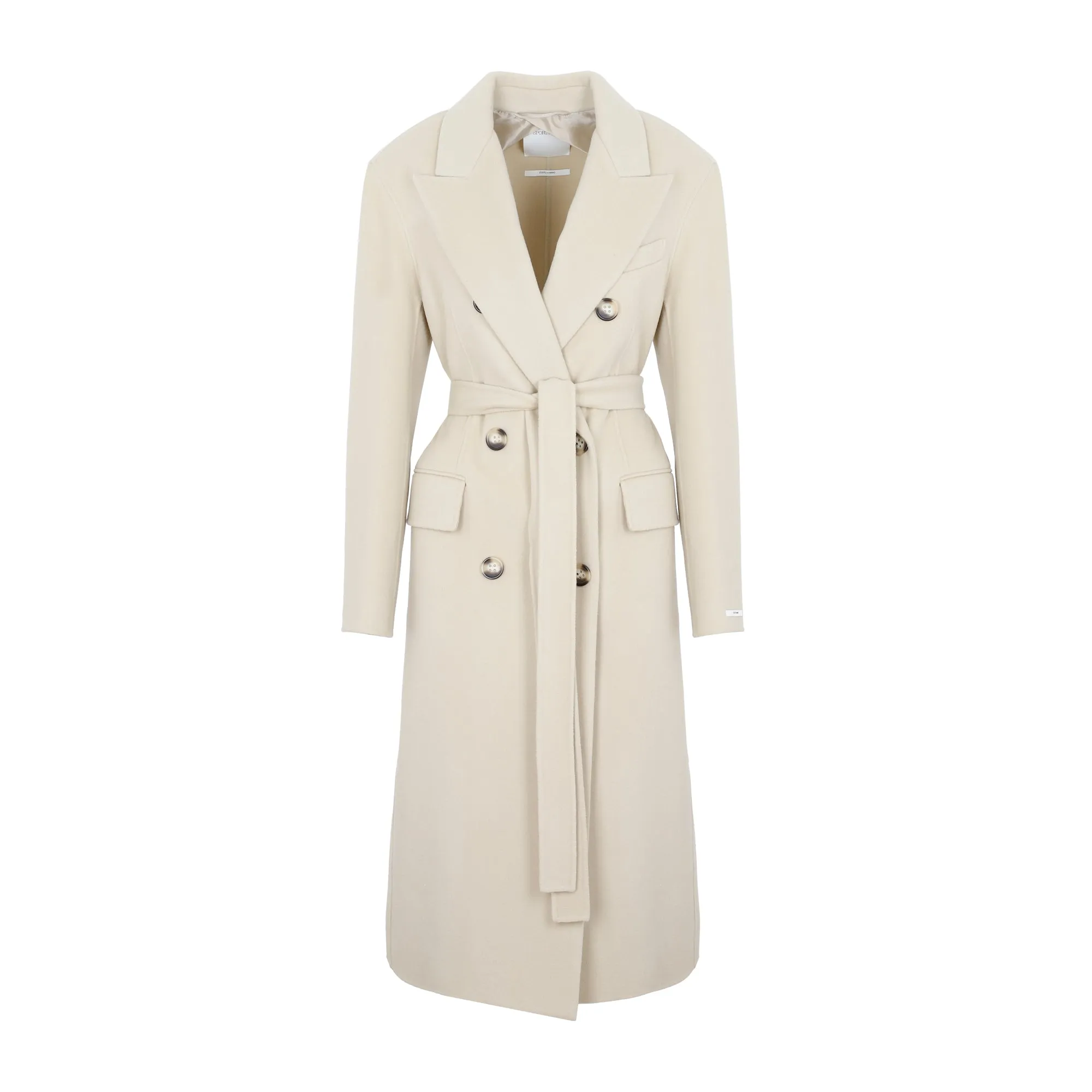 Sportmax Double Breasted Belted Coat