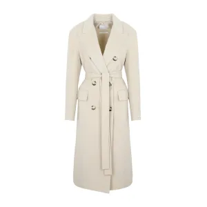 Sportmax Double Breasted Belted Coat