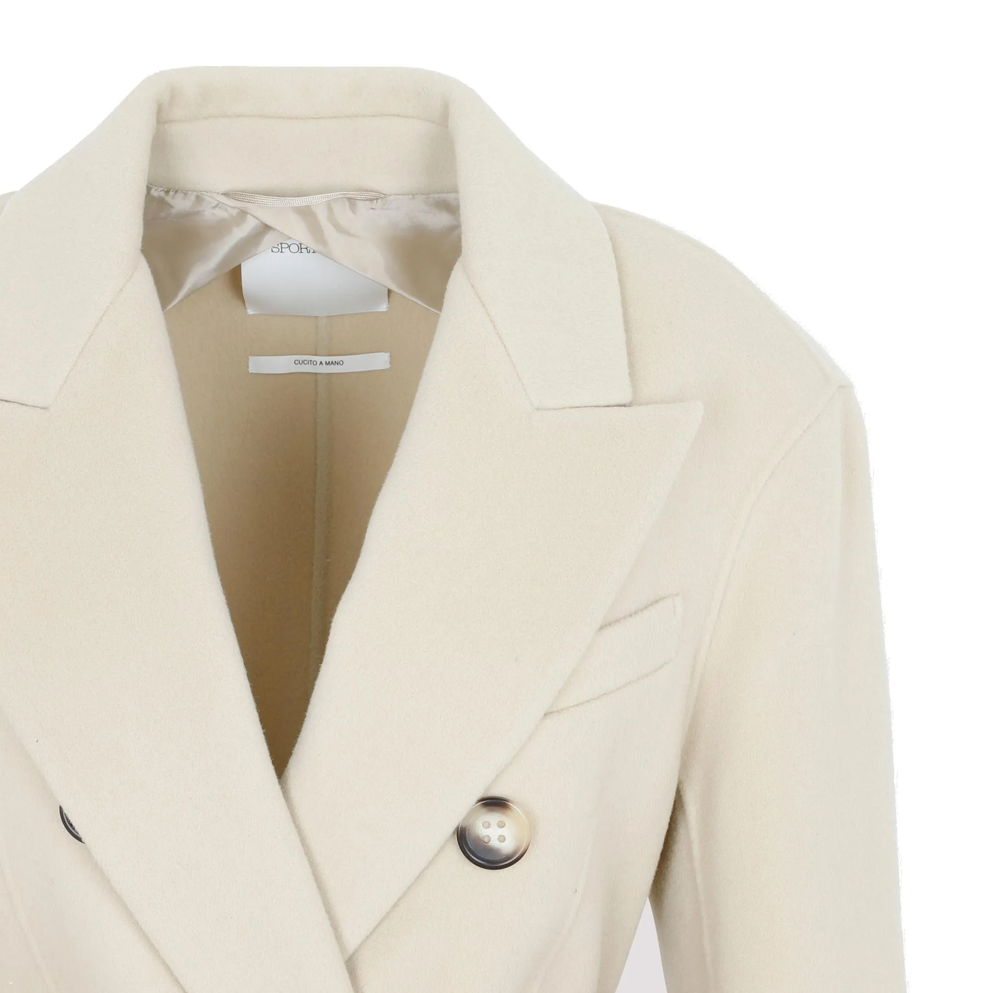 Sportmax Double Breasted Belted Coat