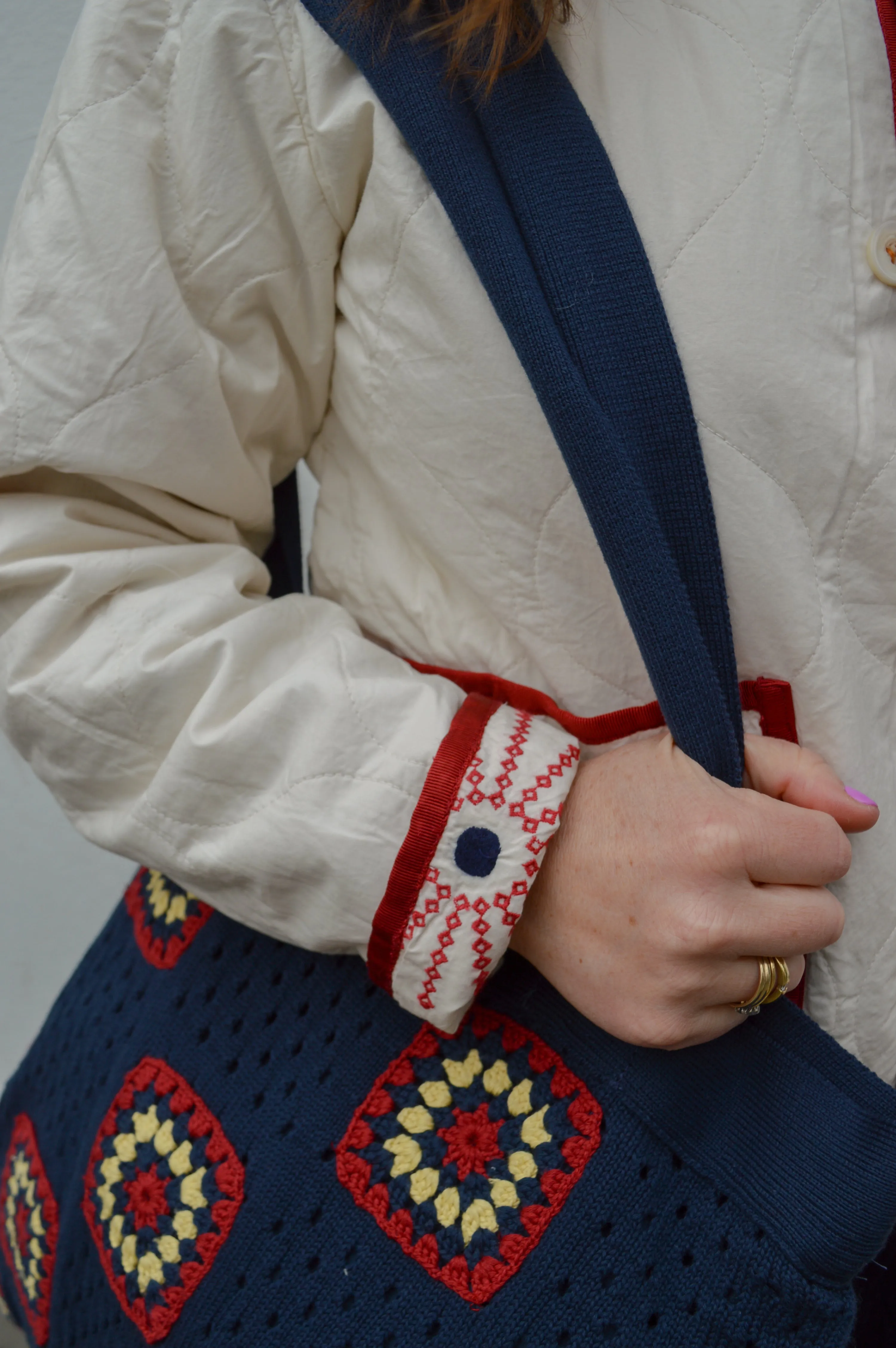 Stella Forest Oksanna Ecru Jacket