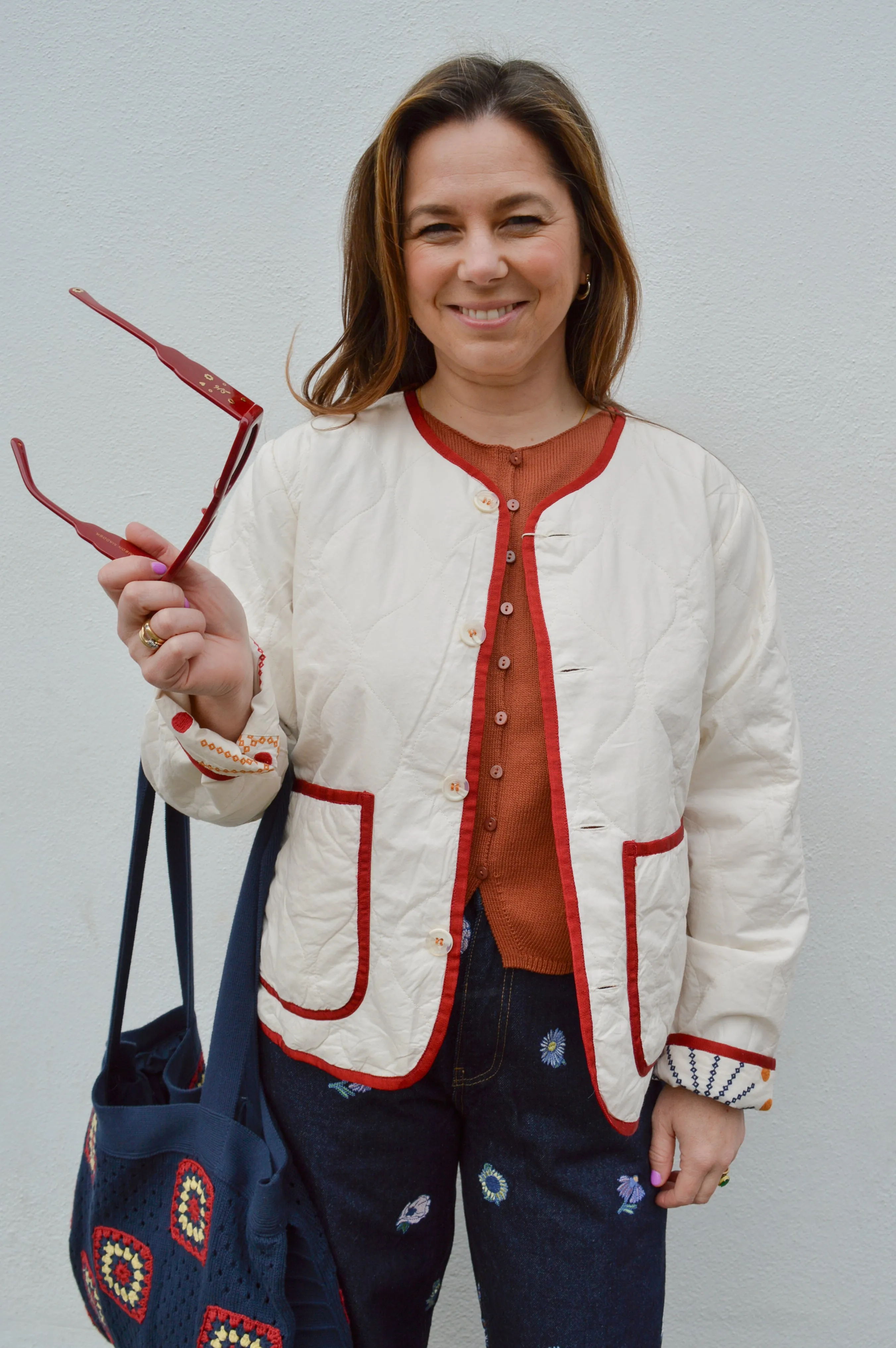 Stella Forest Oksanna Ecru Jacket