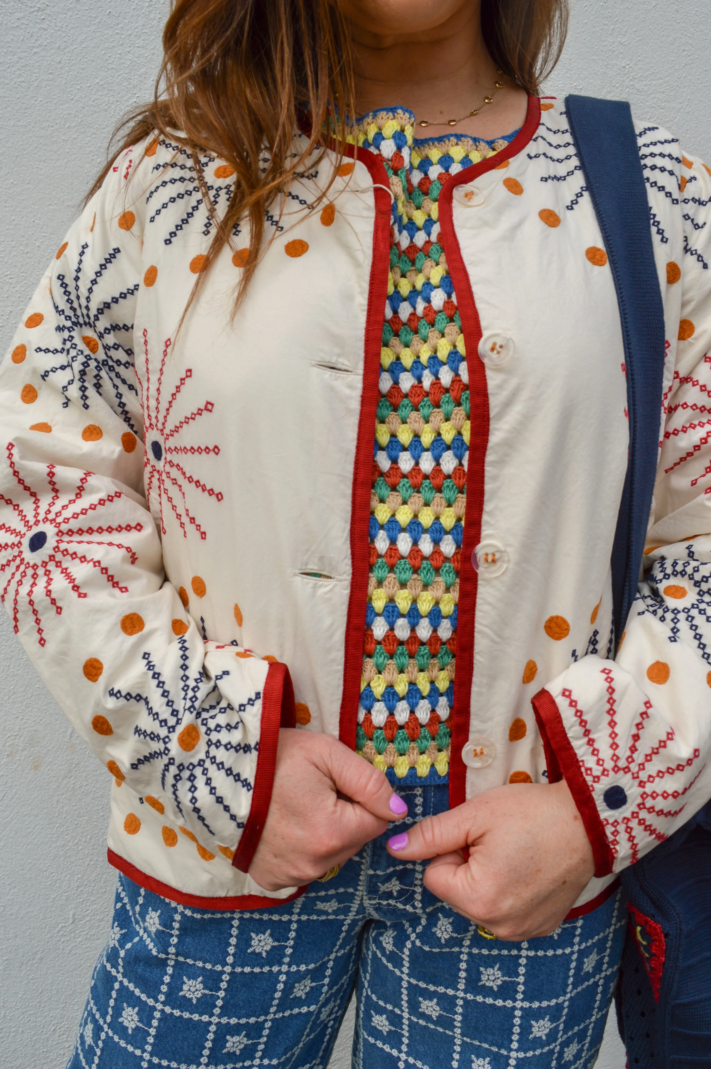Stella Forest Oksanna Ecru Jacket