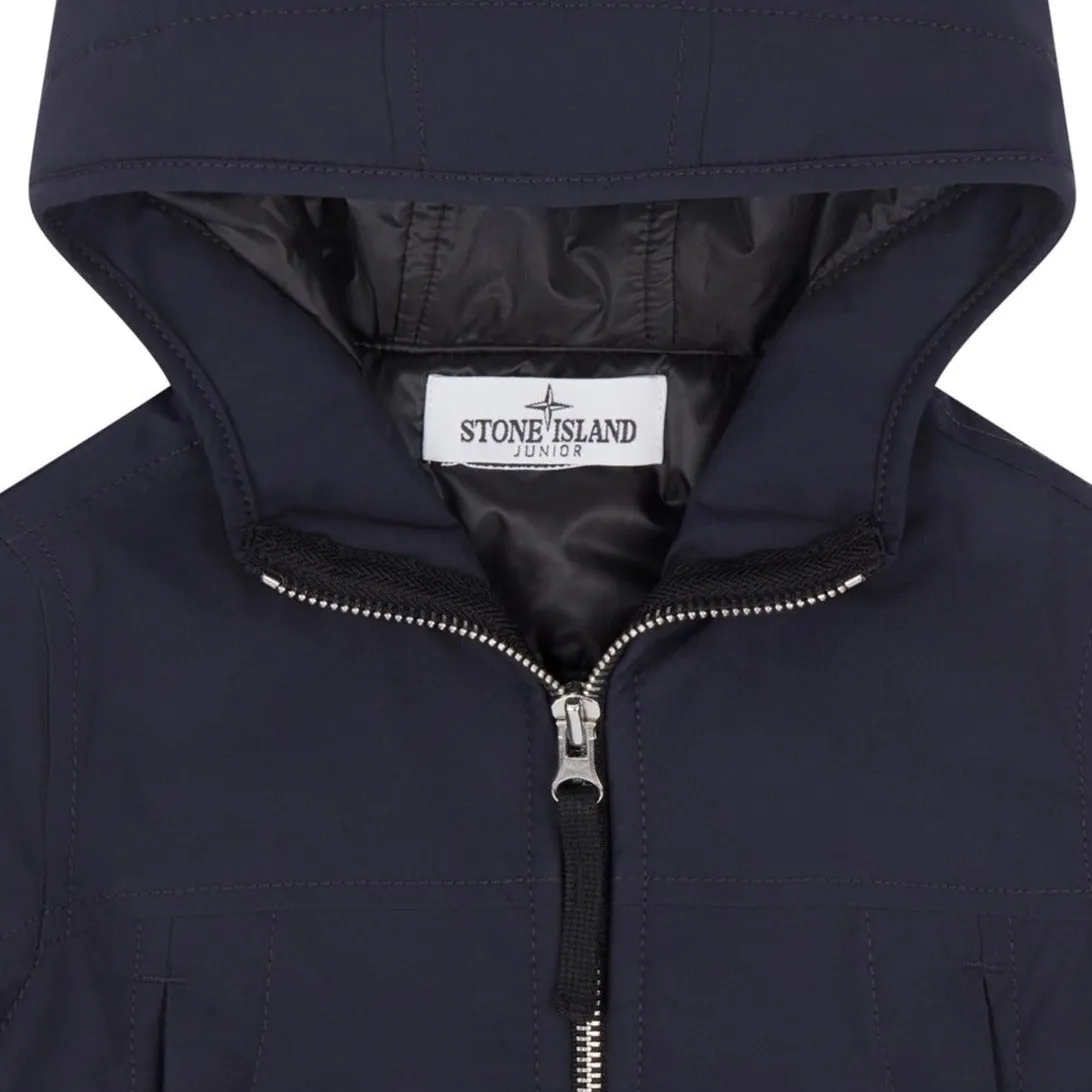 Stone Island Junior Navy Soft Shell Jacket