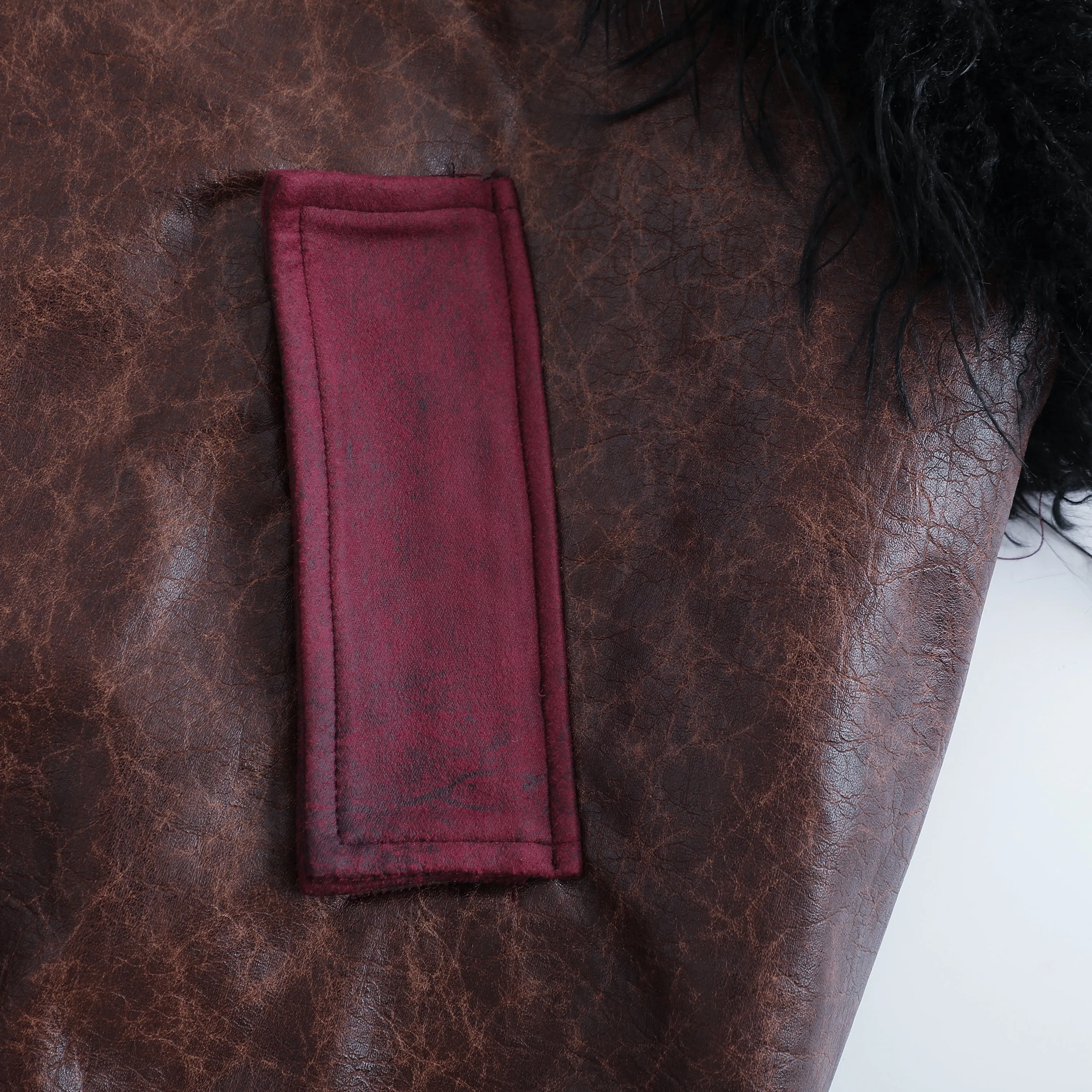Suede and Leather Patchwork Jacket