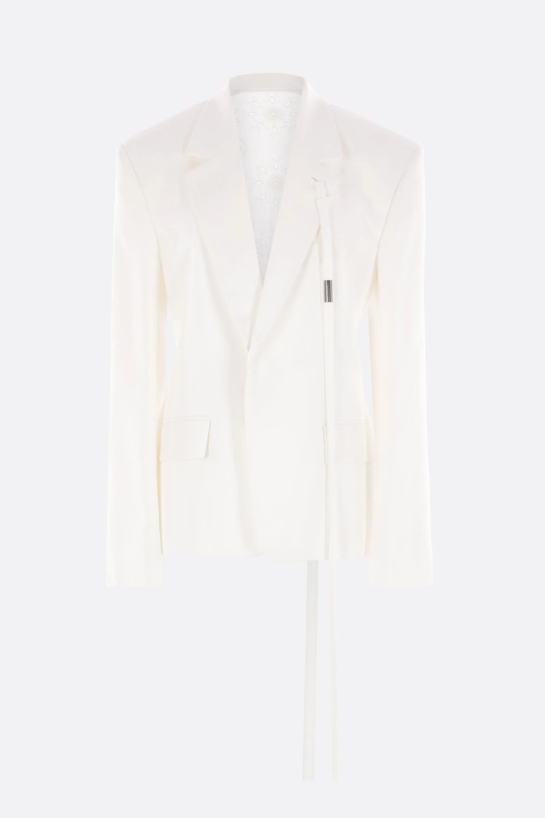 Susa jacket in viscose and broderie anglaise