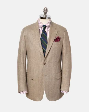 TAN HERRINGBONE SPORT COAT - MTO