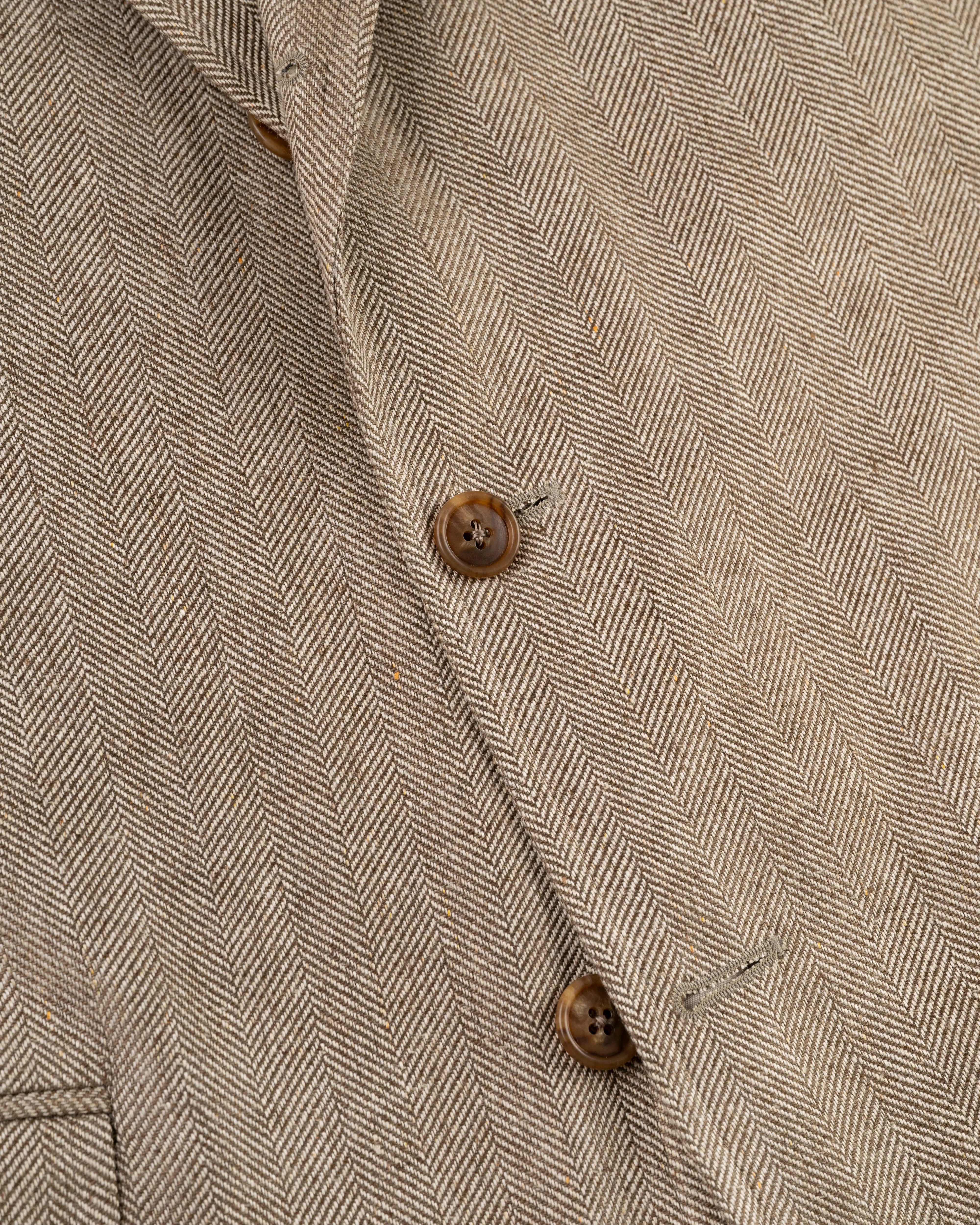 TAN HERRINGBONE SPORT COAT - MTO