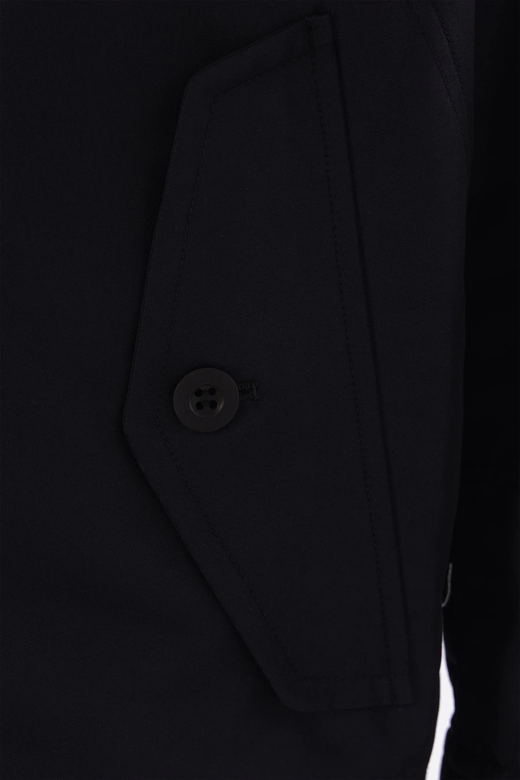 technical cotton jacket with embroidery