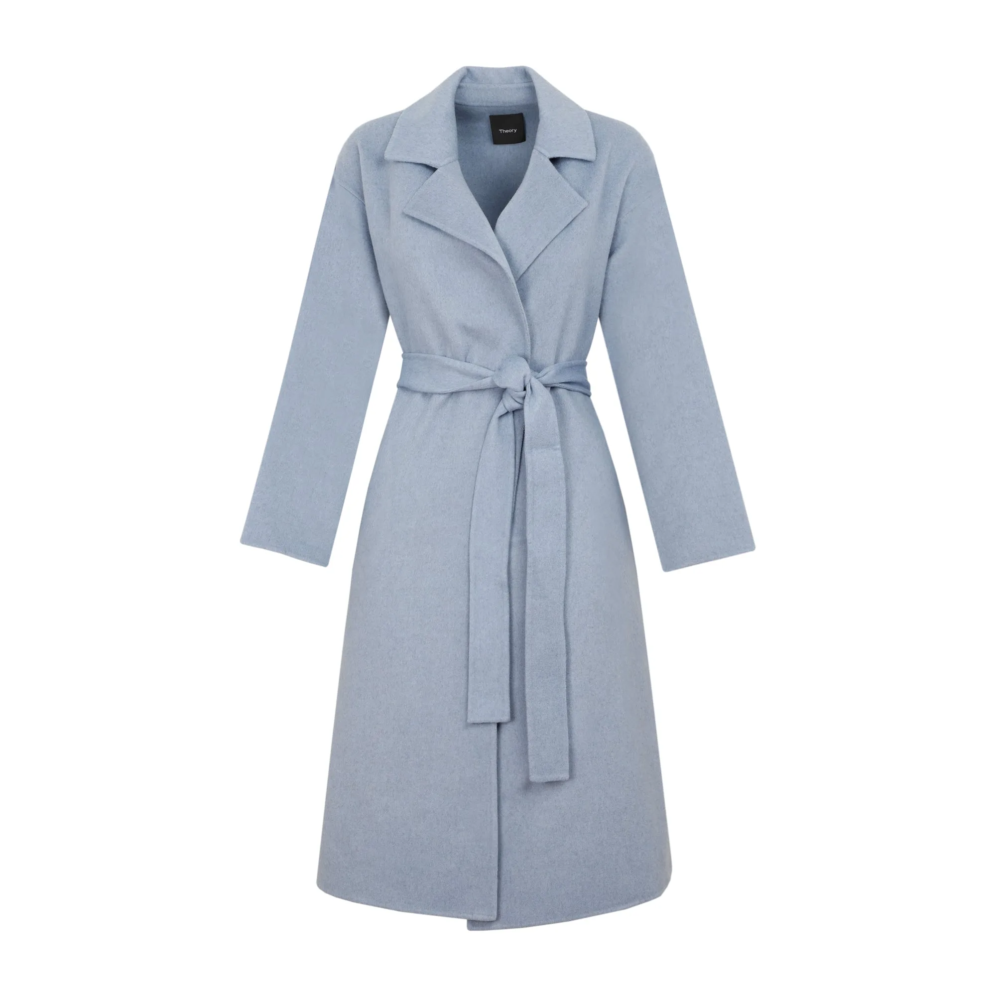 Theory Single-Breasted Belted Coat